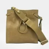 Bolso Manos Libres Calima de Cuero para Mujer Vélez - Cierre Cordón - Verde