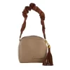 Cartera Mercedes Campuzano para Mujer Velute - Beige