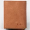 Billetera de Cuero Vélez - Porta Documentos Tecnológico para Hombre