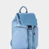 Morral Ibiza de Cuero Vélez y Lona en Nylon para Mujer