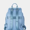 Morral Ibiza de Cuero Vélez y Lona en Nylon para Mujeres