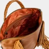 Morral Romero de Cuero Vélez para Mujer - Miel