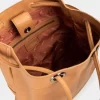 Morral de Cuero Vélez Amatista para Mujer Miel