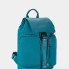 Morral de Cuero Vélez y Nylon Reciclado para Mujer Ibiza