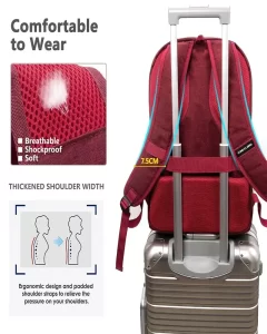 Mochila Kingslong para Portátil de Mujer Estilo, Resistencia y Comodidad