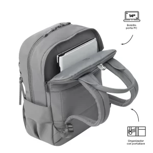 Morral Ejecutivo para Mujer porta Laptop 14″ – Totto Toscana